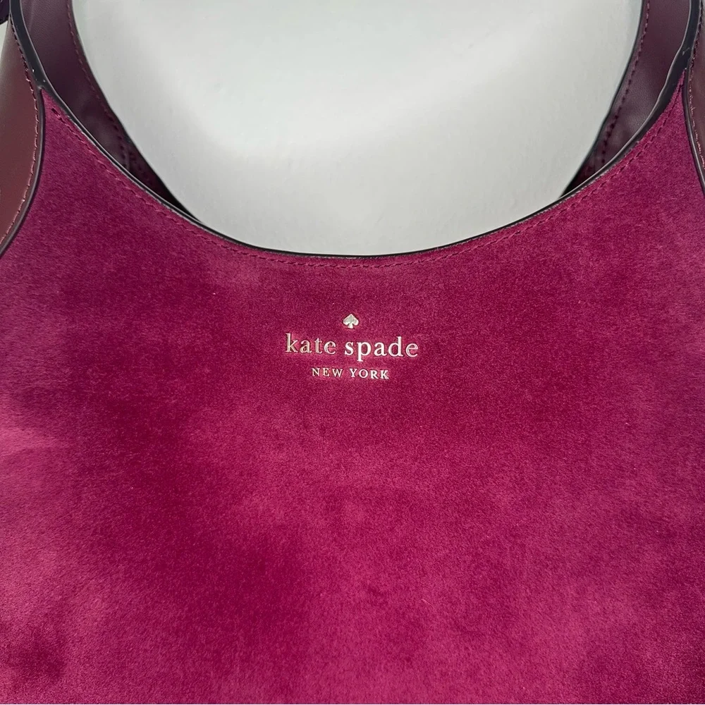 Kate Spade Aster Suede Shoulder bag-Purse - Picture 2 of 11